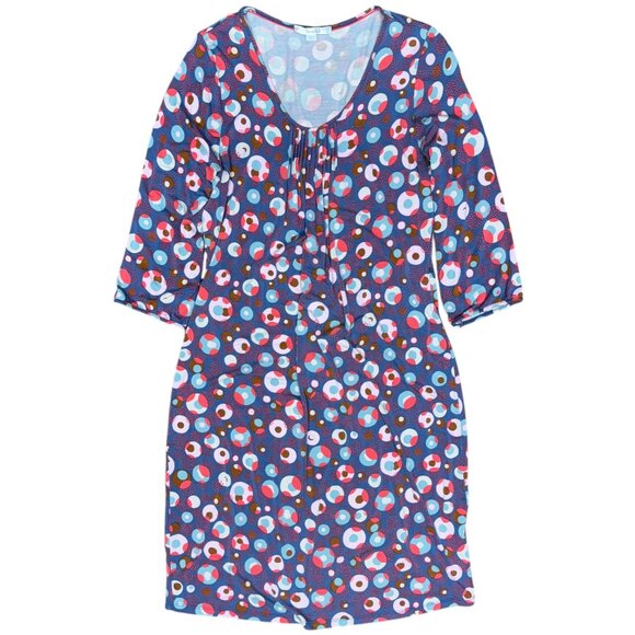 Women's BODEN Sarah Stretch Polka Dot Print Midi Dress- Size 10R‎ - Picture 1 of 7